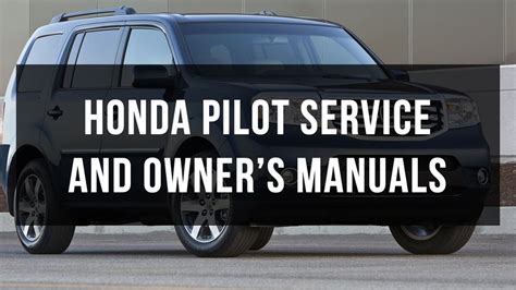 honda pilot repair manual